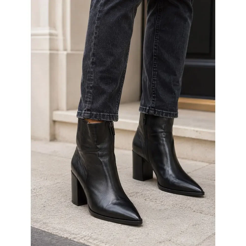 Tony Bianco | Brazen Black Luxe Ankle Boots